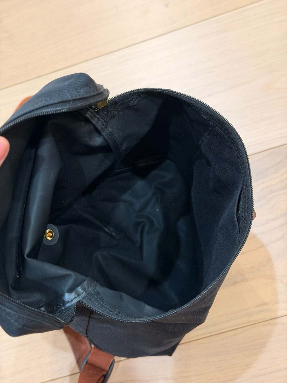 Longchamp Le Pliage Nylon Backpack Black - Picture 11 of 12